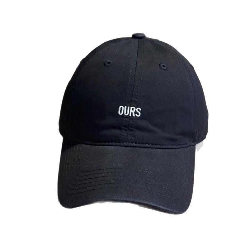 New Cotton Soft-top Baseball Cap for Girls, Simple and Versatile Hat, Colorful Wide-brimmed Face, Small Sunshade Cap for Men