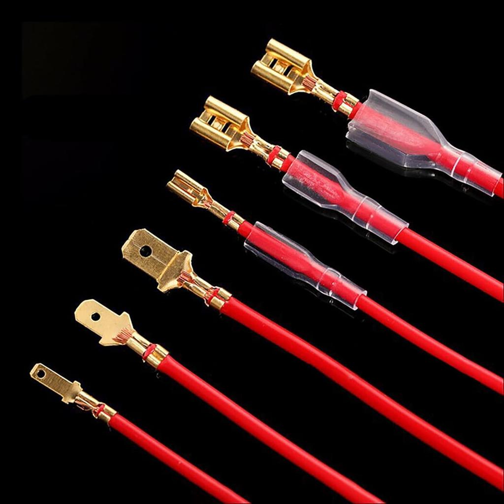 Crimping Tool Set, Insulated Crimping Tools 0.5-1.5/1.5-2.5/4-6mm² Crimping Tool, Wire Crimping Tool with 380pcs Cable Connectors Suitable for 2.8mm,