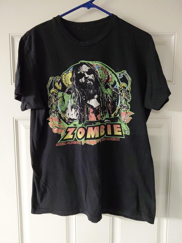 Rob Zombie World Tour 2017 Tshirt Men Small/Medium  Black Short Sleeve Music Unisex T-Shirt S