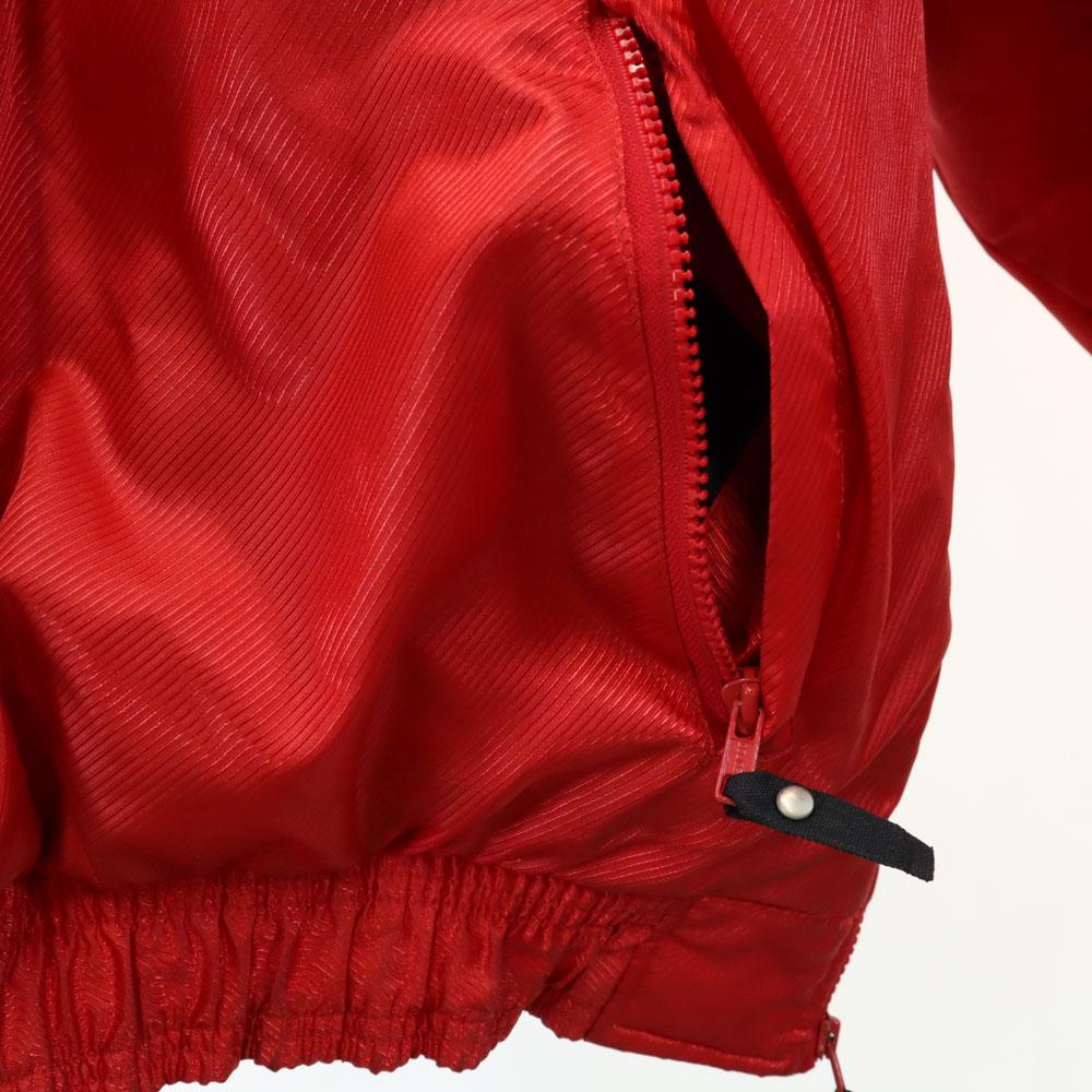 STARTER Años 90 Hecho en Corea Red Wings Chaqueta de bateo media cremallera Vieja NHL para hombre Usada