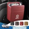 BBGL9 Leather Car Seat Back Storage Bag Hanging Pocket Accessories For Opel Corsa Astra Insignia Vectra Zafira Meriva Mokka Grandland