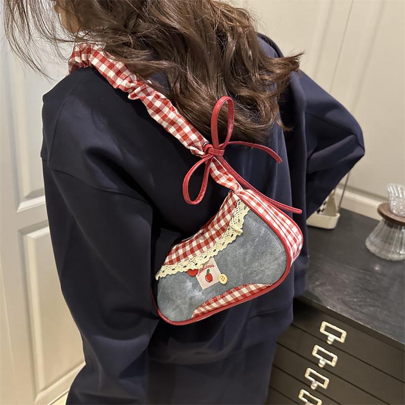 Nylon Tote Bag For Women With Zipper Closure And Cell Phone Pocket For Daily Casual Use