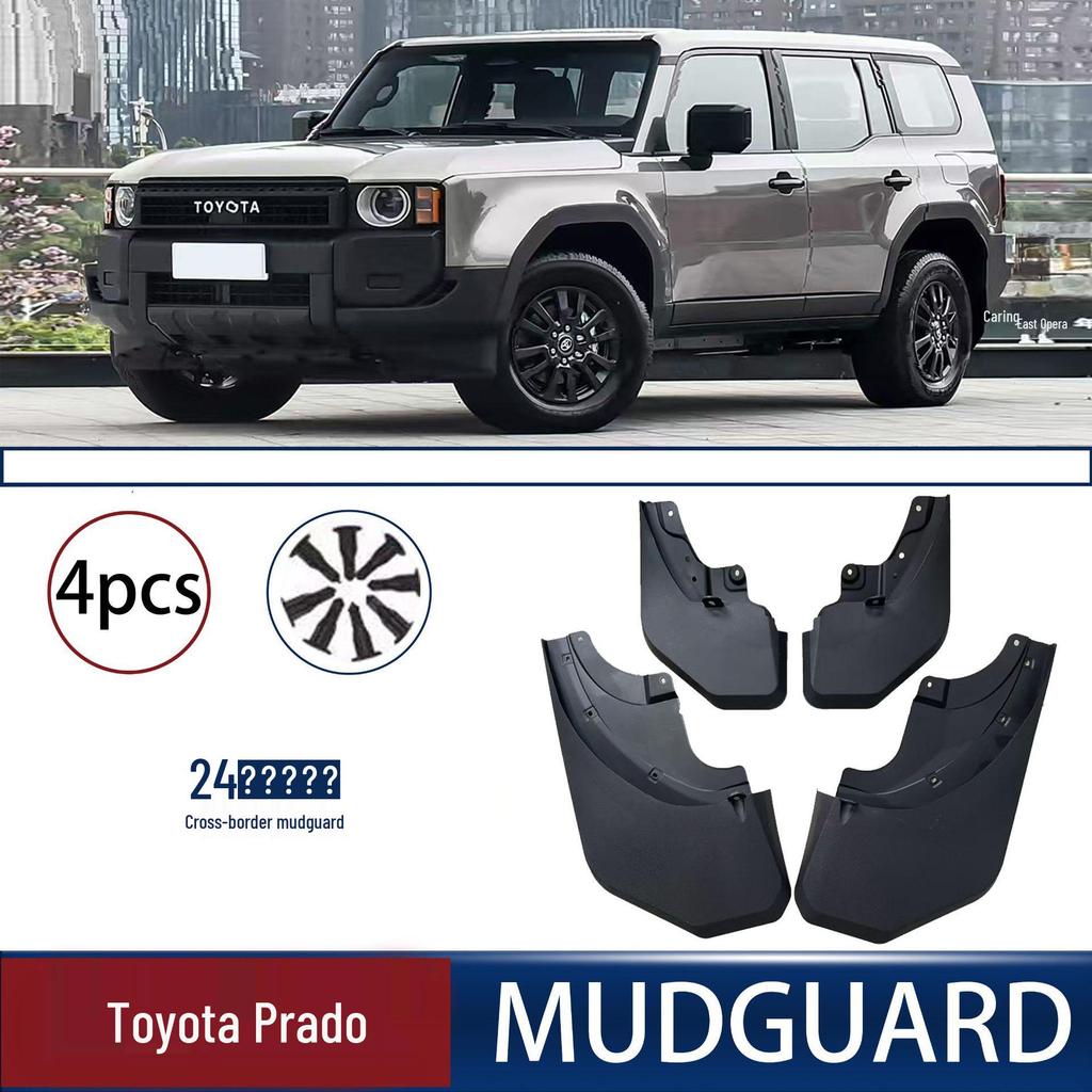 2024 Toyota Prado FJ250 Wheel Arch Mudguards