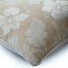 The HomeCentric Cushion Cover Chairs Pillow Cover Ivory & Beige Pillow Cover Silk Jacquard Floral Sofa Bed Pillows Beige Pillow Cover - Floral Lady