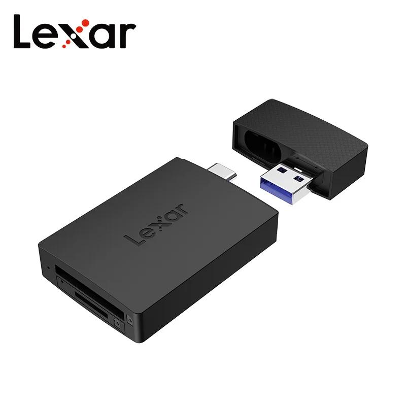 Lexar Dual Slot MicroSD/SD Card Reader Type-A and Type-C,USB 3.2 Gen 1, up to 255MB/s Read, Compatible with Phone Laptop, Desktop
