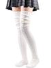Thigh High Stockings Women Winter Warm Ladies Girls Black White Over Above Knee Sock Extra Long Female Plus Size Foot Leg Warmer