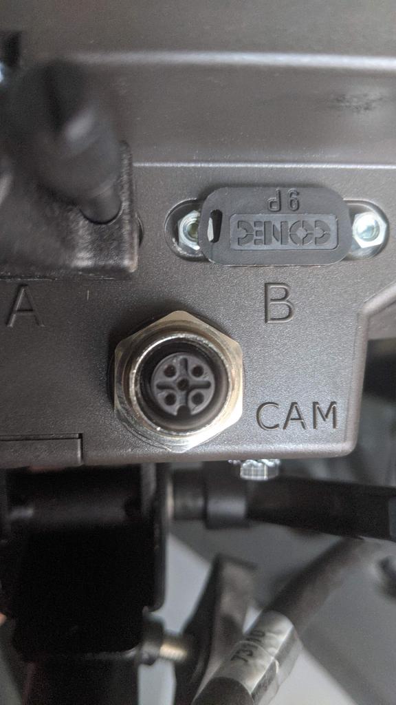 Camera Reduction Adapter for FERGUSON DATATRONIC 4 Agco C1000 Challenger C Series 90 Degree 5-PIN Female/4-PIN Male