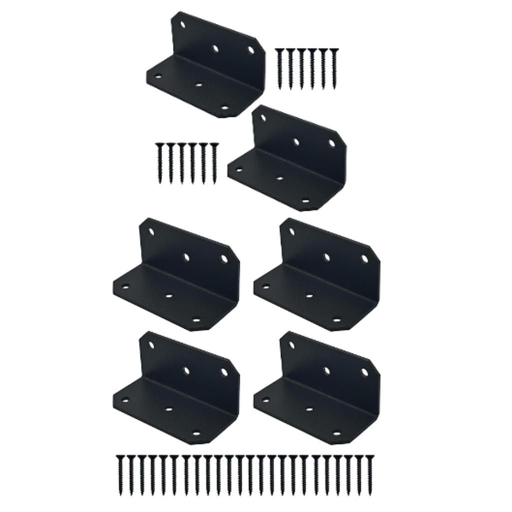 L Bracket Accessories Metal Joint Fastener 90 Degree Corner Brace Corner Bracket for Tables Furniture DIY Projects Desk Wood