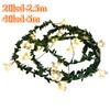 LED rattan peach blossom light string small light simulation flower wreath battery box flower decoration light Christmas party
