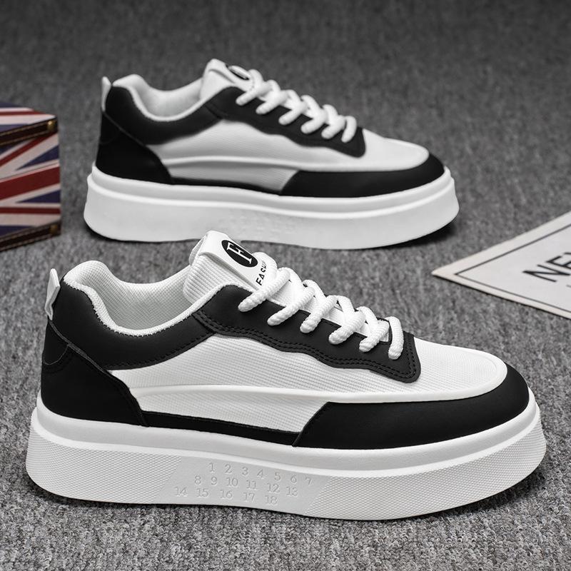 Men's Shoes Spring New Breathable White Shoes Sports Casual Shoes Men's Trendy Brand Niche Non-slip Wear-resistant Shoes