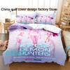 New Anime Bedding Set Single Twin Full Queen King Size Kids Duvet Cover Bed Sheet Set Soft Comfortable