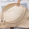 Sexy Bra Push Up Paded Bras For Women Seamless Bralette Brassieres Lingerie Deep V Bowknot