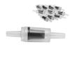 10PCS One Way   Pump Check Valves Plastic NonReturn Check Valve for Fish  (Black )