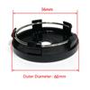 4pcs/Lot 56mm 60mm DS Car Wheel Center Hub Caps For DS Logo Stylish Hard Wearing Replacement Dust Cover Accessories