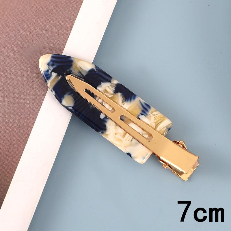 Japanese & Korean Style Seamless Metal Hairpin - Frosted Women's Bangs Side Clip