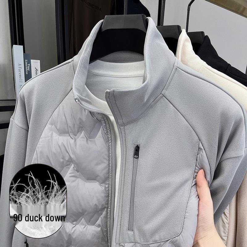 Herren Trendy Leichte Kapuzen-Daunenjacke - Wintermode 2025, Vielseitig & Warm