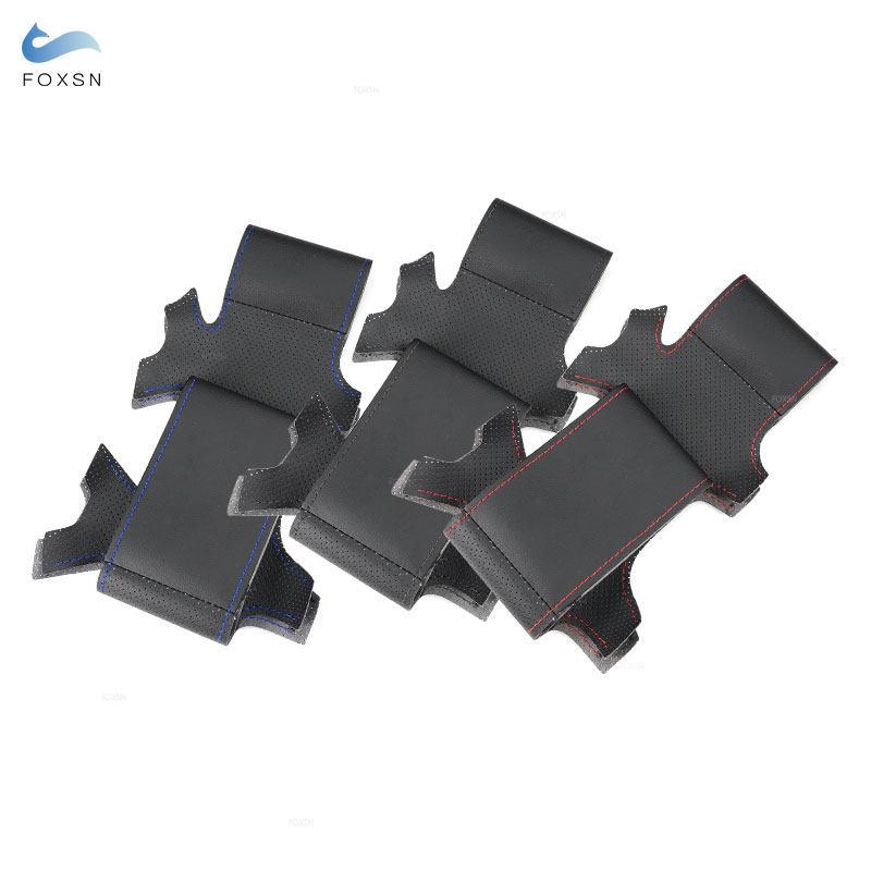 Handgenähte Lederlenkradabdeckung Für Toyota Land Cruiser Prado 120 4Runner Tacoma Highlander Hilux Tundra Für Lexus LS400