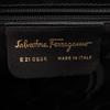 Used Salvatore Ferragamo Gancini 2WAY Handbag 21 0536 leather Black Used Women