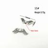 Tibetan Silver Angel Wing & Butterfly Feather Beads for Handmade Jewelry & DIY Accessories