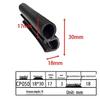 Customizable EPDM U-Shaped Rubber Sealing Strip for Electrical Cabinets and Car Doors