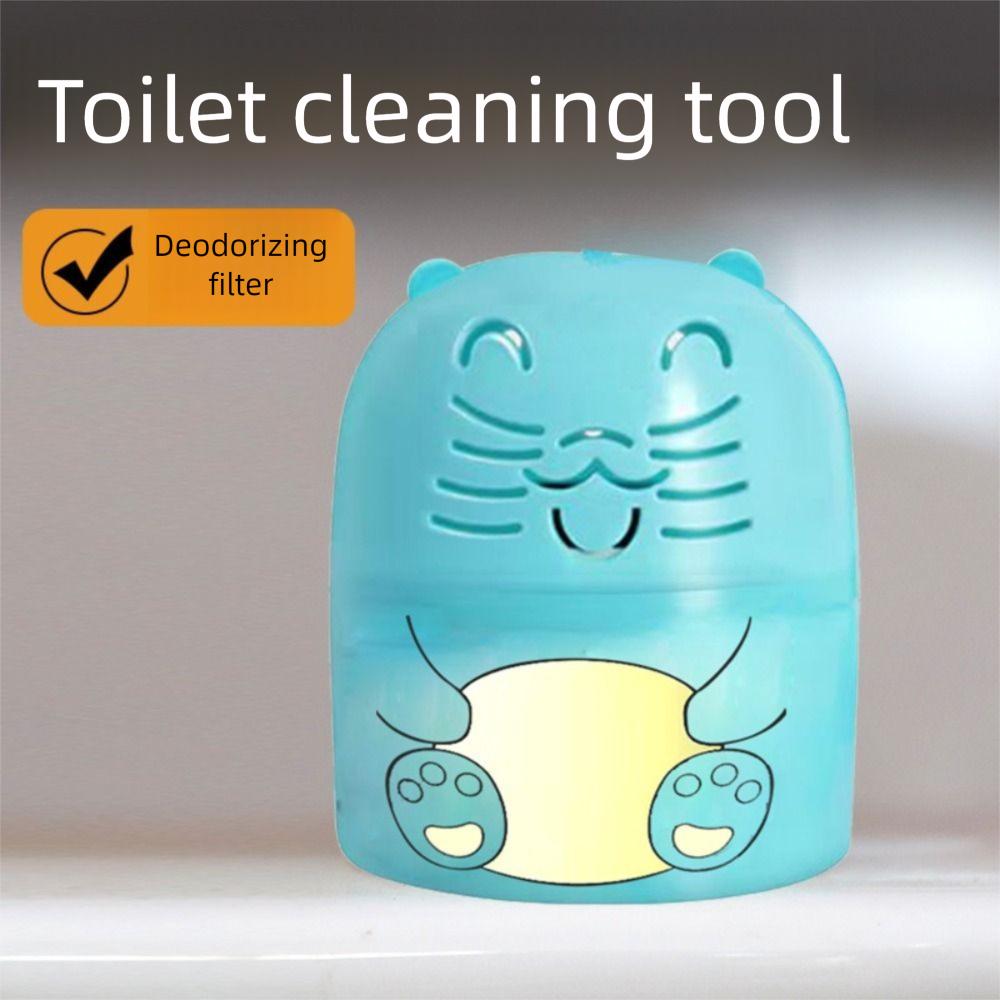 New Little Bear Toilet Bowl Cleaner Stain Removal Deodorizing Cleaner Bottle Peach Smell Retention Toilet Tank Cleaner Bathroom