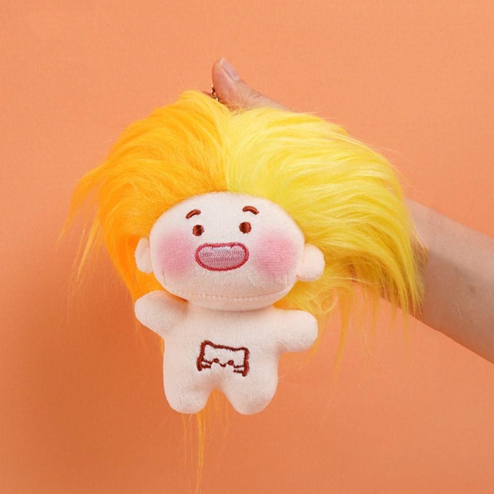Missing Teeth DIY Hairstyle Plush Doll No Clothes Funny Toothless Doll  Home Decoration