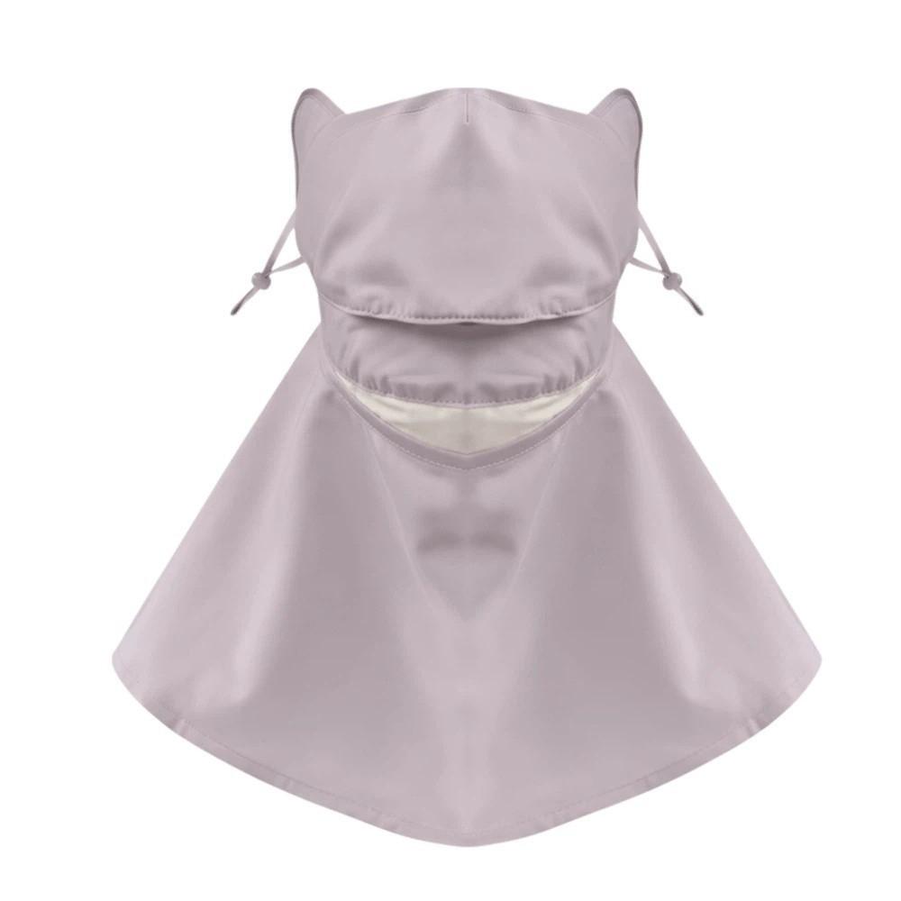 Elastic Face Sun Protection Ice Silk Breathable Sunshade Mask Sunscreen Mask with Shawl  School