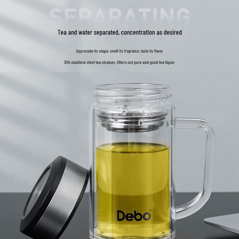 Debo Double-Layer Glass Cup