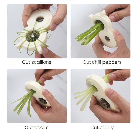2/3Pcs Scallion Slicer Shredder Easy Chopping Kitchen Vegetable Chopper Green Onion Separator Shallot Cutter Kitchen Gadgets