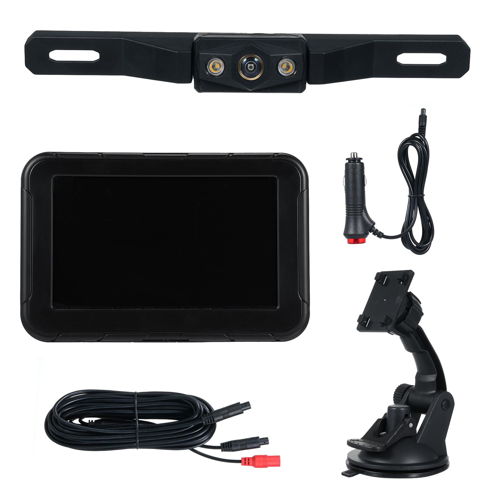 

Резервная камера, 7-дюймовая камера заднего вида 1080P с функцией цветного изображения и ночного видения, водонепроницаемость IP69