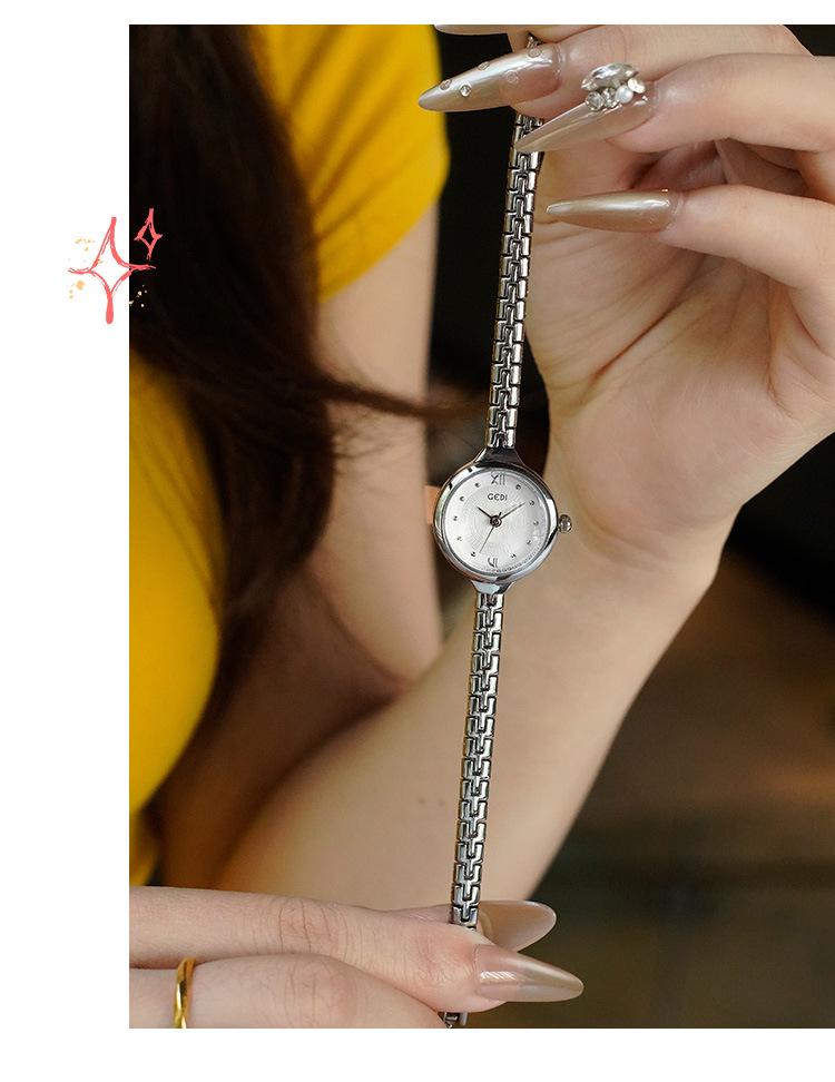 Gedi Vintage Lyx Mångsidig Student Kvarts Armbandsur