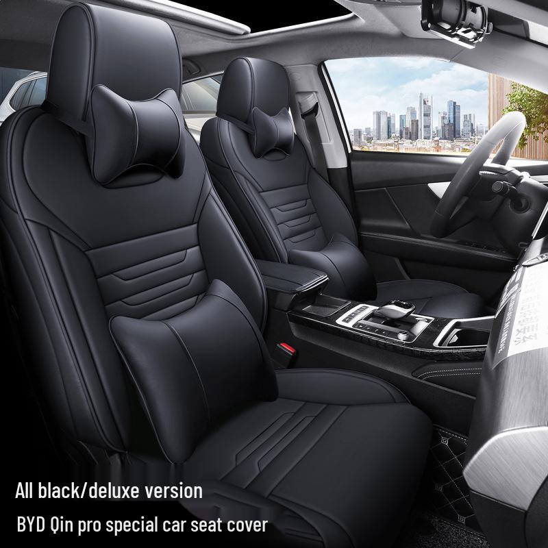 LS Custom Full-Coverage Car Seat Cushion for BYD Qin Pro - All-Season Sport Design