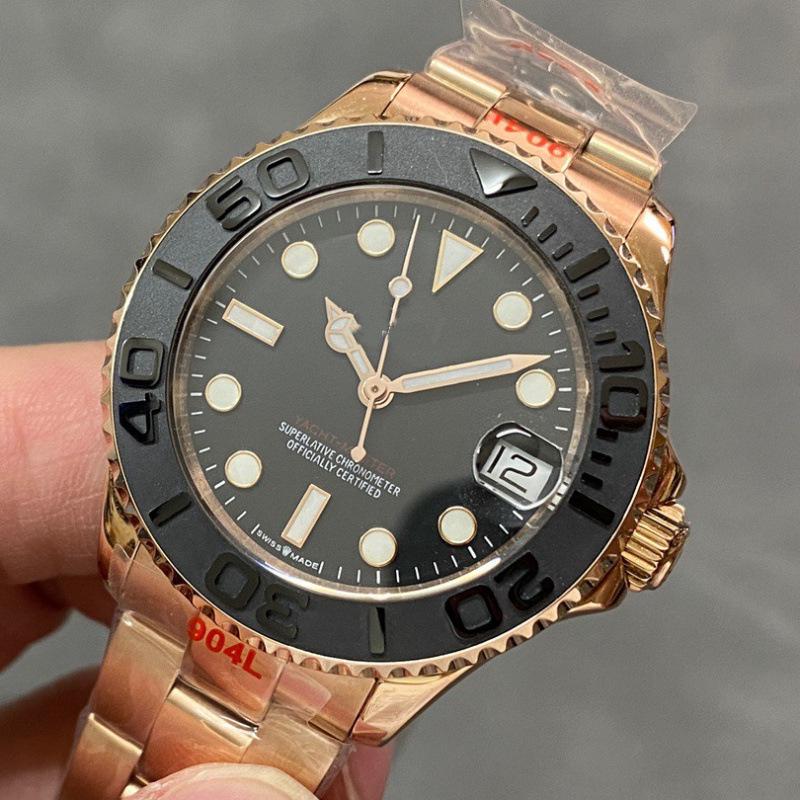 Rolex Grijs Yacht Heren Automatisch Mechanisch Horloge - Groot Wijzerplaat, Waterbestendig, Populair Model