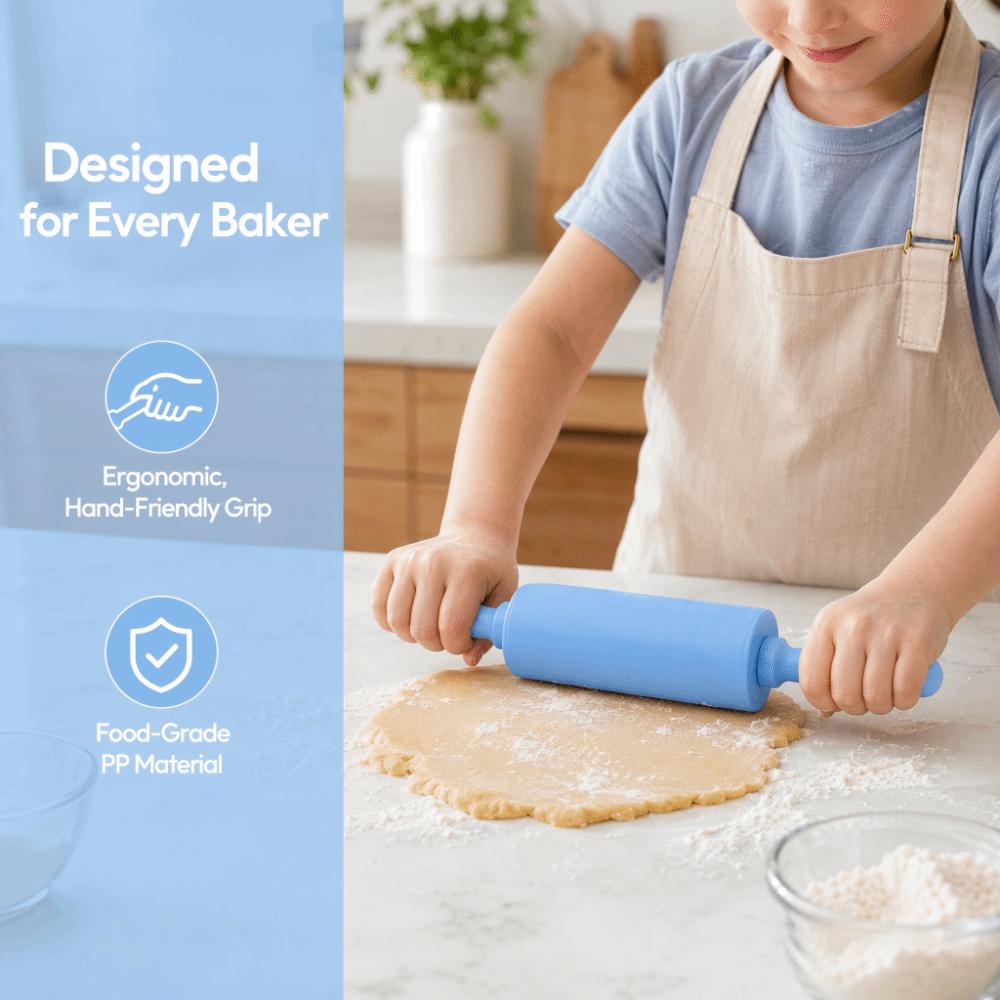PP Pastry Dough Roller Handle Baking Rolling Pin Non Stick Non-Stick Rolling Pin Dough