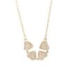 Trendy Four-Leaf Clover Titanium Steel Necklace for Women - High-End Design