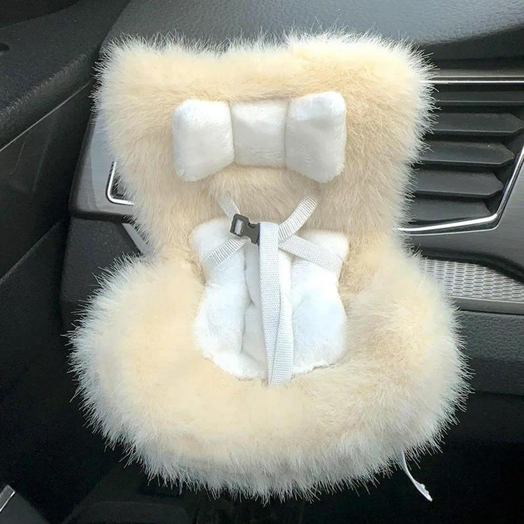 Fluffy Car Seat for 10cm Plush Plush Kigurumi Otaku Doll Doll Costume Toys, Yellow, Clothes, Accessories, Activities, Mascot, K-Pop [Used]