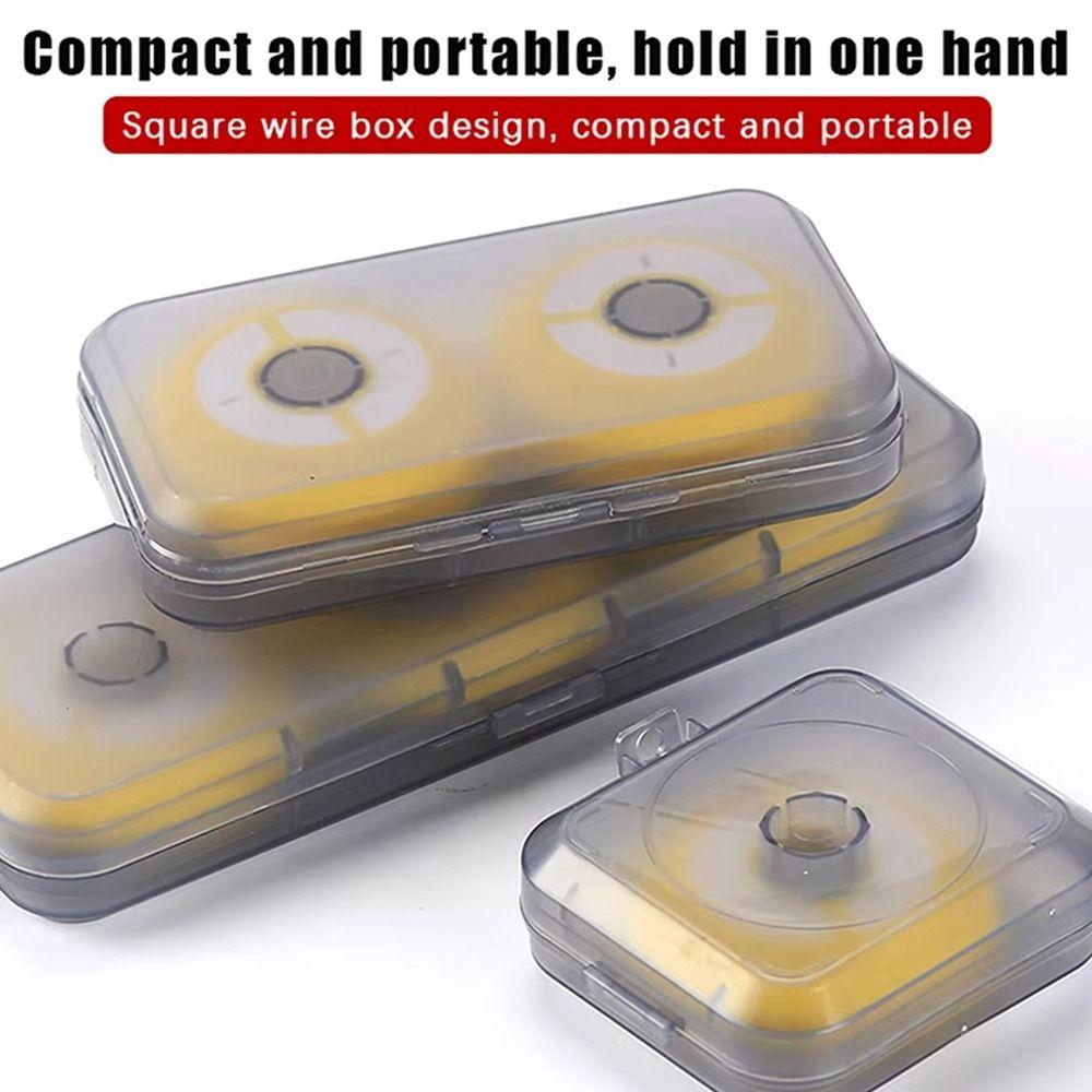 1Pcs Silicone/Foam Main Spool Fishing Main Line Box Line Storage Box  Fishing Accessories