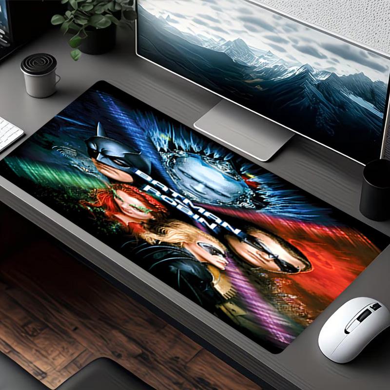 Batman Print Mouse Pad, for Keyboard Pad Laptop PC Mat for Office Home Use, Desk Decor, Perfect Birthday Gift for Gamers