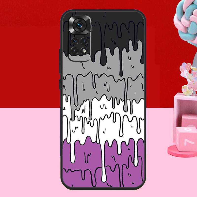 Pastell Kawaii Schmelzendes LGBTQ Design Hülle Für Xiaomi Redmi Note 13 12 11 10 14 15 Pro Plus Redmi 15 C 14C 10C 12C 13C Weiche Hülle