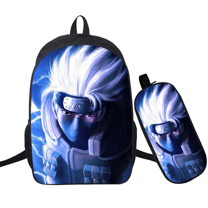 Riman 3D Digital Printing Backpack Two-piece Set Full-color Backpack Student Schoolbag