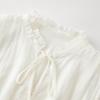Elegant Ruffle Neck A-line Short Dress