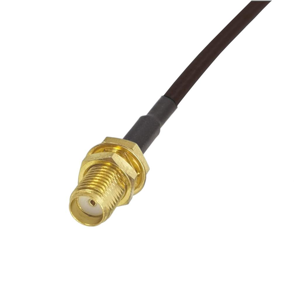 Pigtail CRC9-TS9 / SMA Socket RG174 15cm