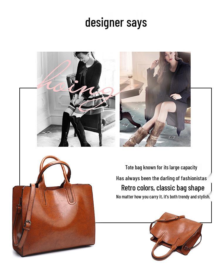 2023 Schicke Damenmode Tote: Vielseitige High-End Umhänge- & Schultertasche