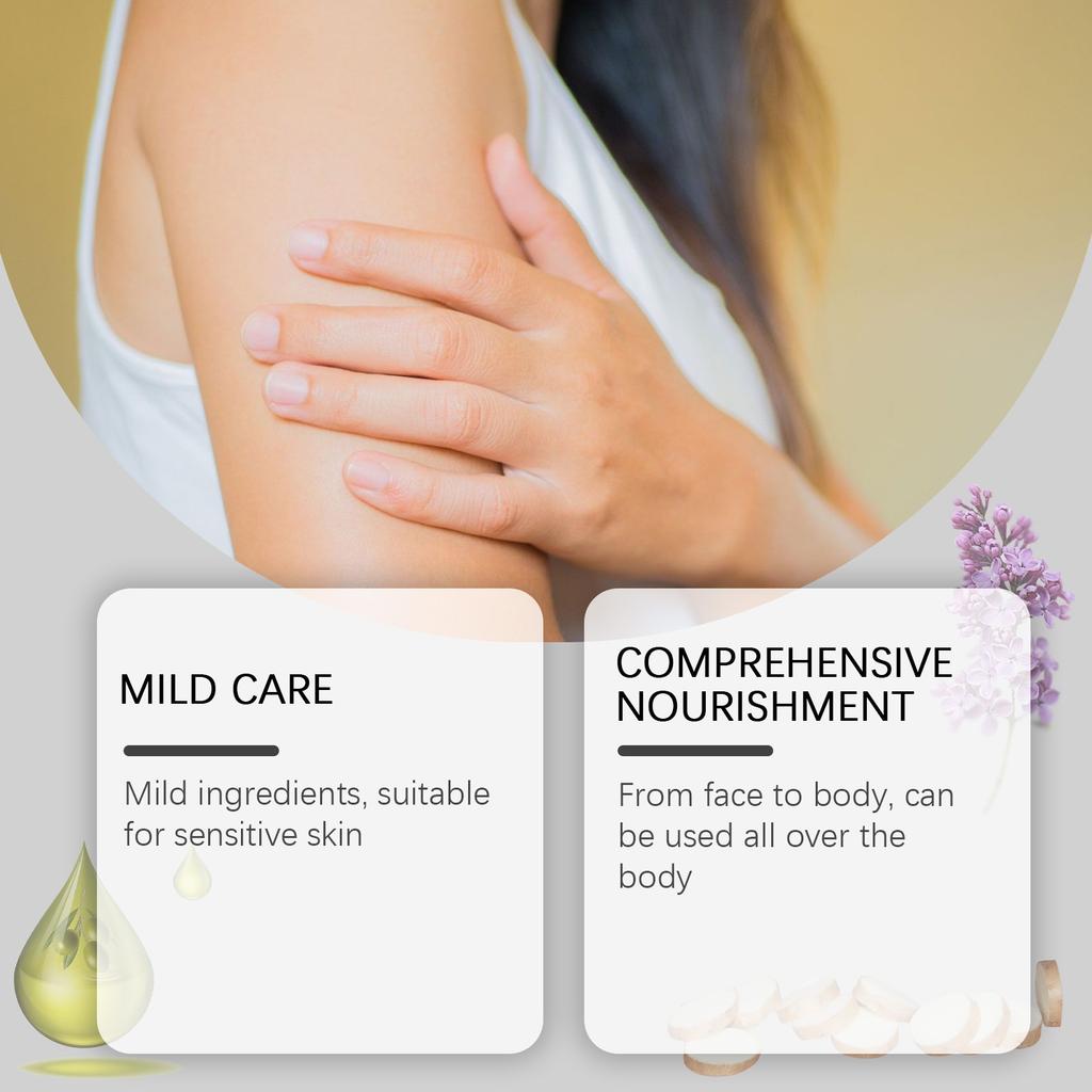 Yam Cream, Women's Nourishing Cream Skin Moisturizing Hydrating Massage Balancing Body Care Cream