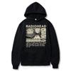 Vintage Rockband Radiohead The Bends Übergroßer Hoodie Damen Herren Harajuku Sweatshirt Streetwear12