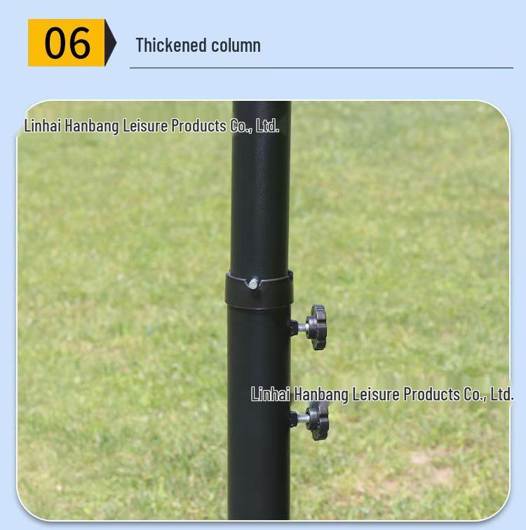 Waterproof Outdoor Sunshade Banana Umbrella for Patio, Garden, Hotel, or Beach