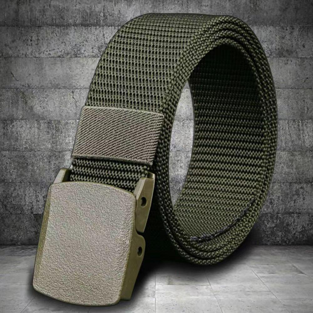 Quick Hair Men And Women Nylon Tactical Belt Student Outdoor Sports Labor Insurance No Metal Quick Drying Military Training Belt
