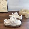 Ballet Style Moral Training Shoes Women's Shoes 2025 New Spring and Summer Mesh Breathable with Skirt White Shoes Versatile Casual Board Shoes