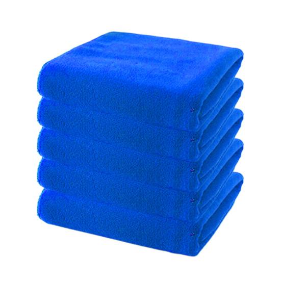 5Pcs Absorbent Microfiber Towel Quick Drying Washcloth 14" X 30" Skin-Friendly Towel for Bathroom Fitness Sports Yoga Beach