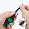 Double Head Ratcheting Screwdriver Retractable Shafts Compact Steel Tool For Tight Space DIY Projects